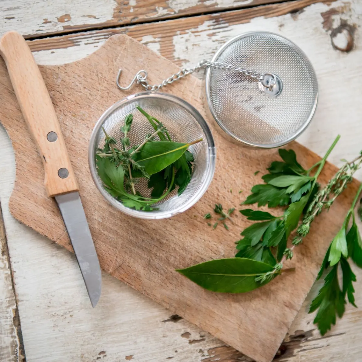 Kruidenei, roestvrij staal, Ø 7,5 cm