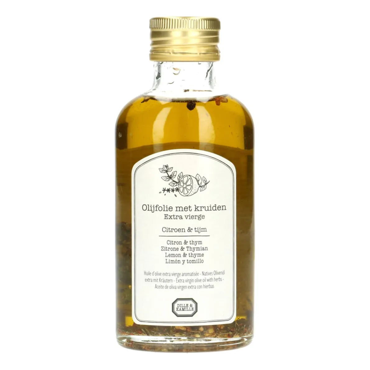 Kruidenolijfolie met citroen en tijm, 250 ml