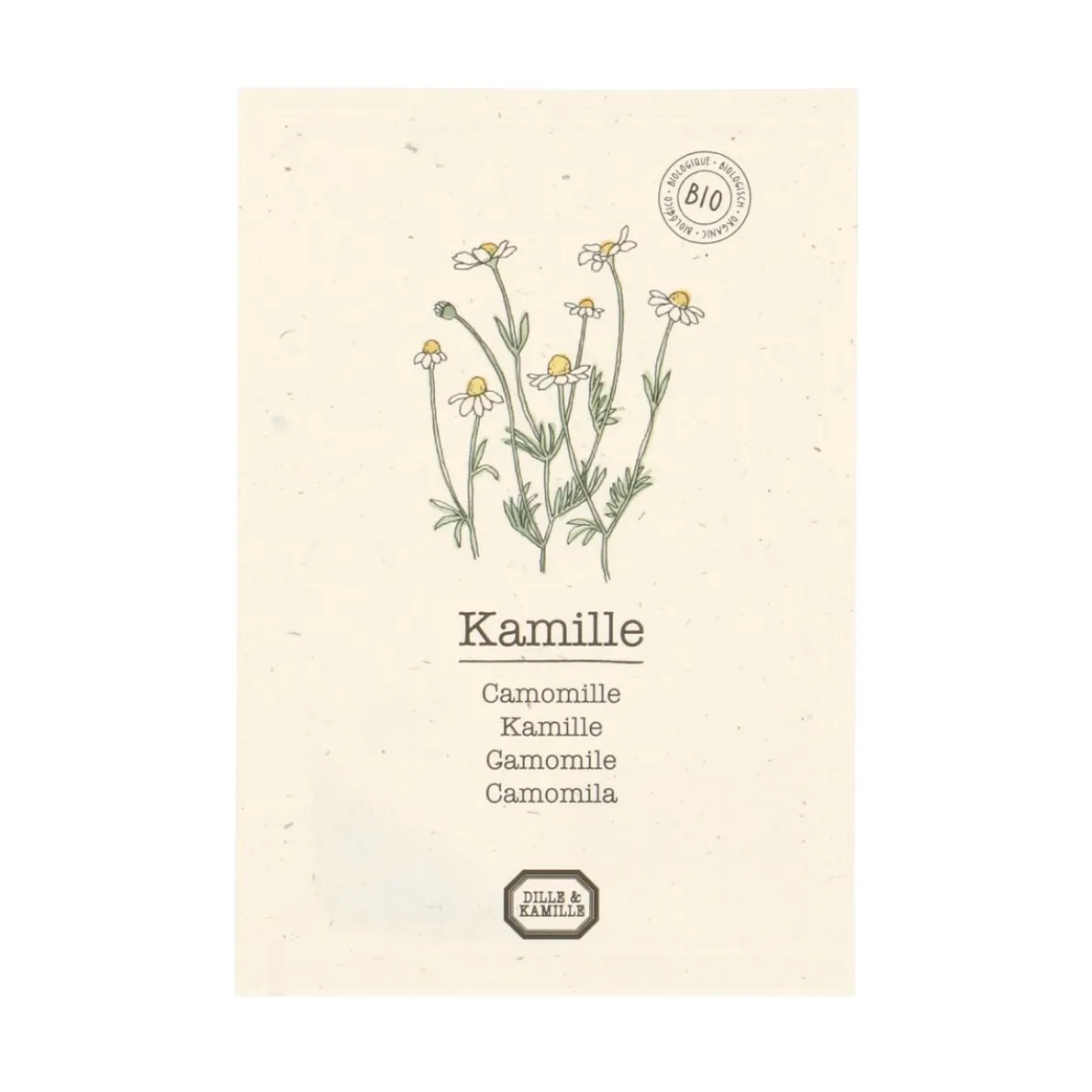 Kruidenzaden, biologisch, kamille, 0.1 g, 0.1 g