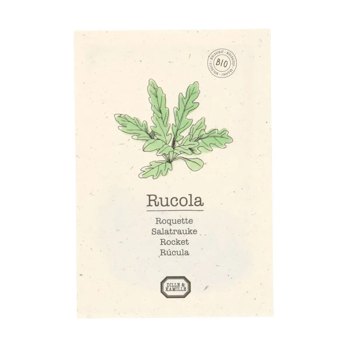 Kruidenzaden, biologisch, rucola, 2 g