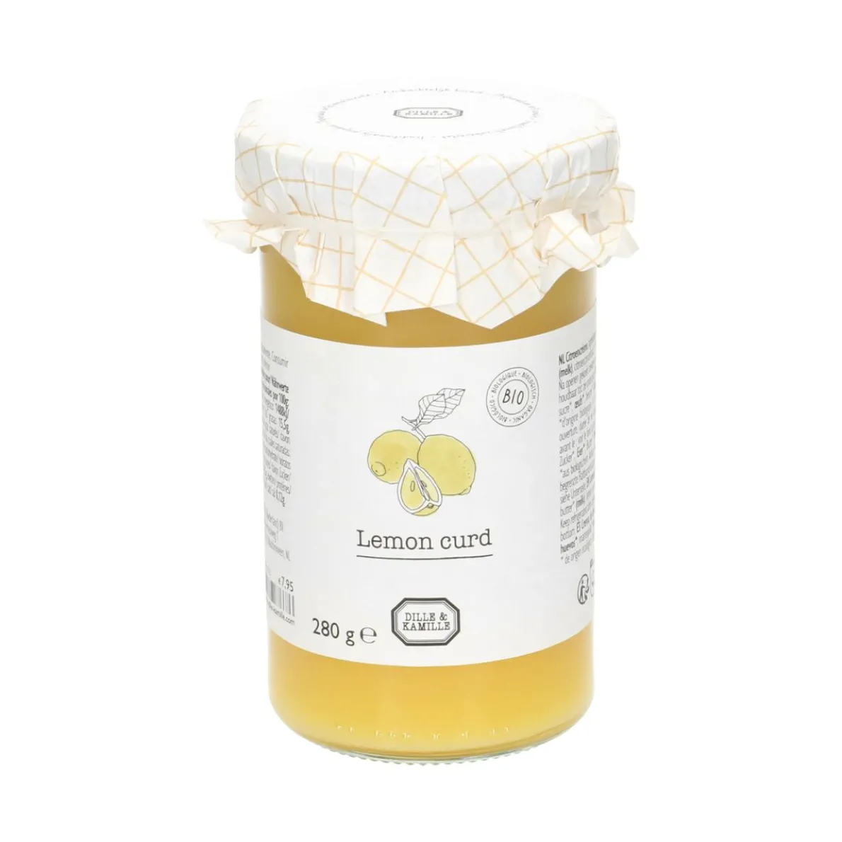 Lemon curd, biologisch, 280 gram