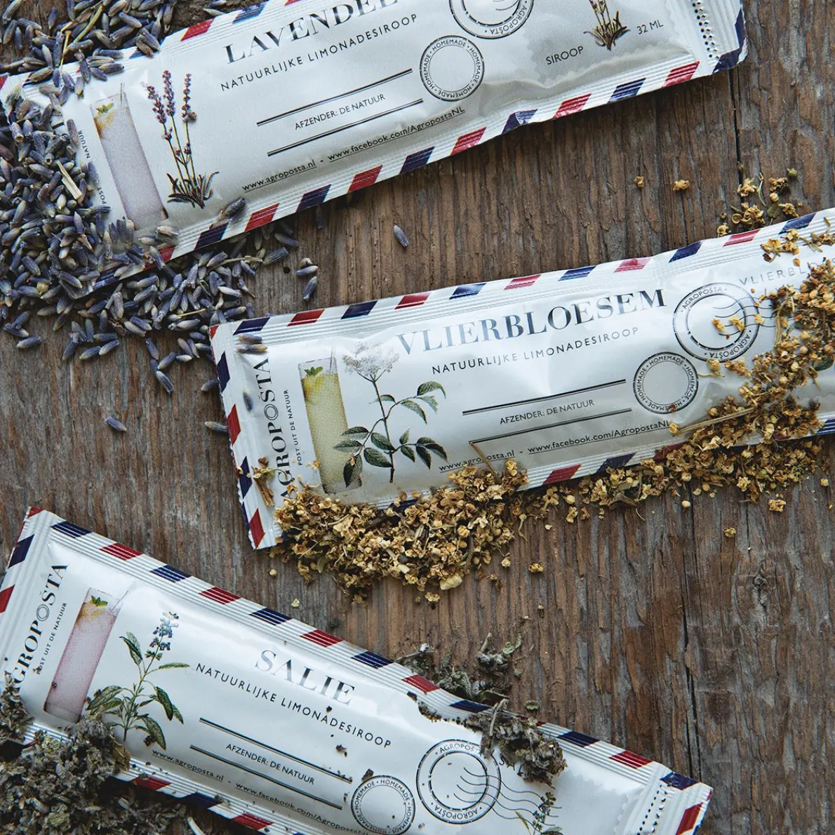 Limonadesiroop, lavendel, zakje 32 ml