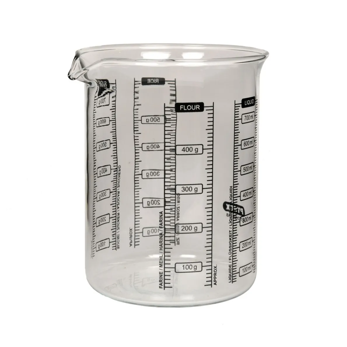 Maatbeker, glas, 750ml