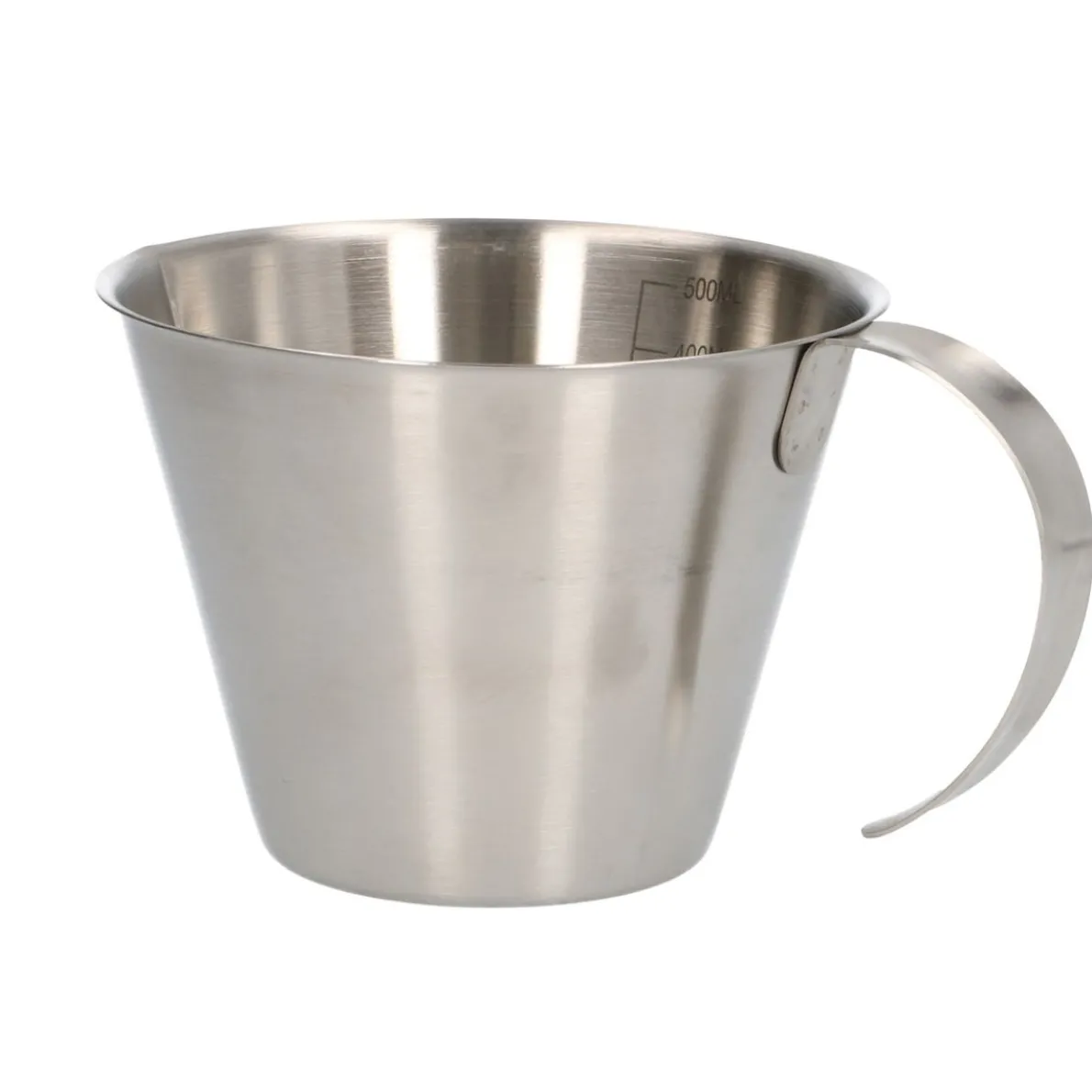 Maatbeker, RVS, 500 ml