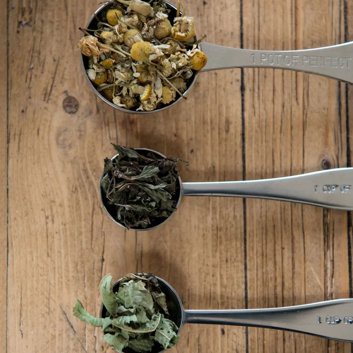 Maatlepel voor één kopje thee, roestvrij staal