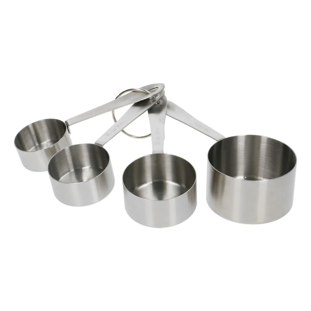 maatpannetjes set/4 rvs