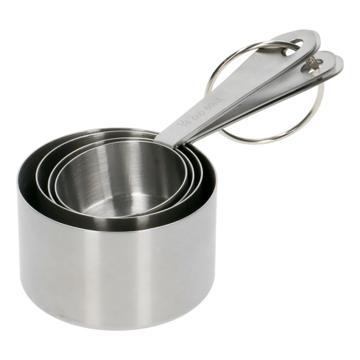 maatpannetjes set/4 rvs