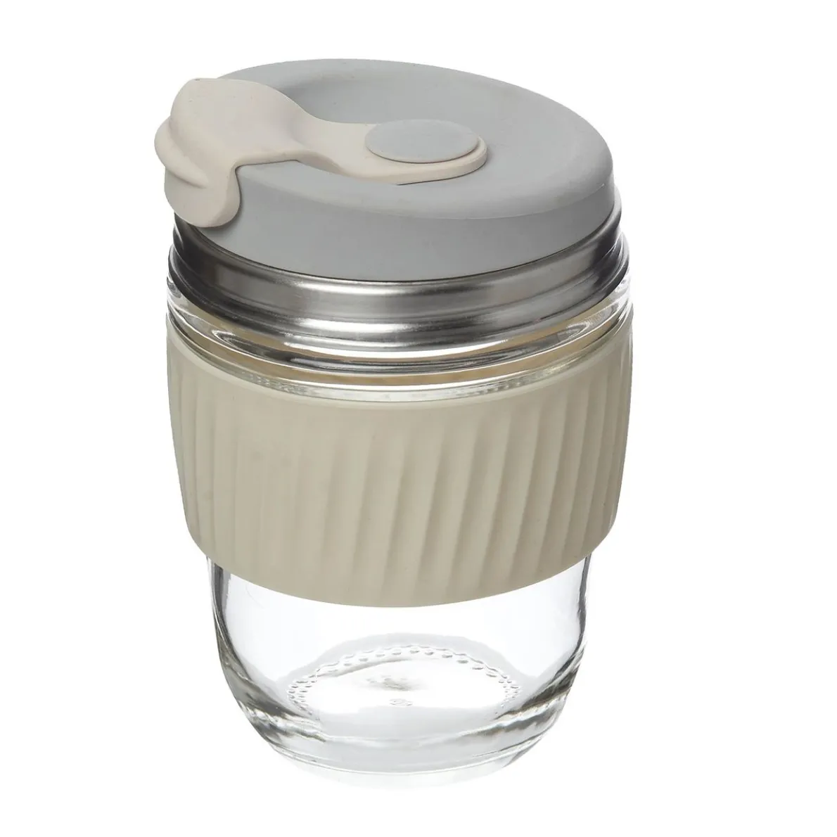 Meeneembeker, hittebestendig glas, 340 ml