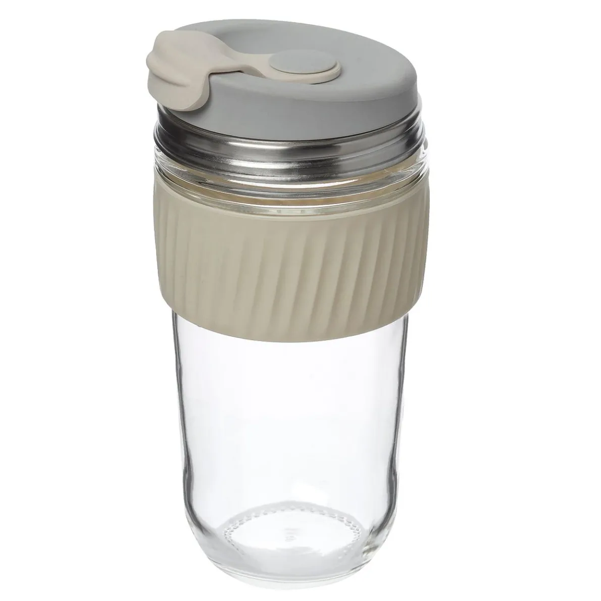 Meeneembeker, hittebestendig glas, 550 ml