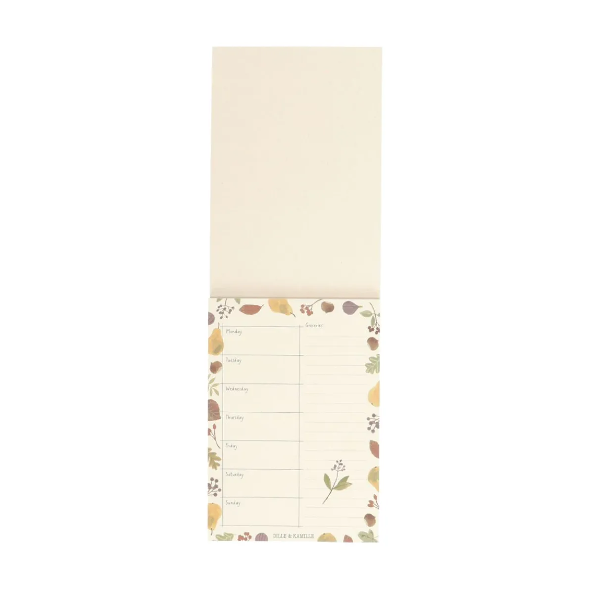 Menuplanner, papier, perenoogst, A6