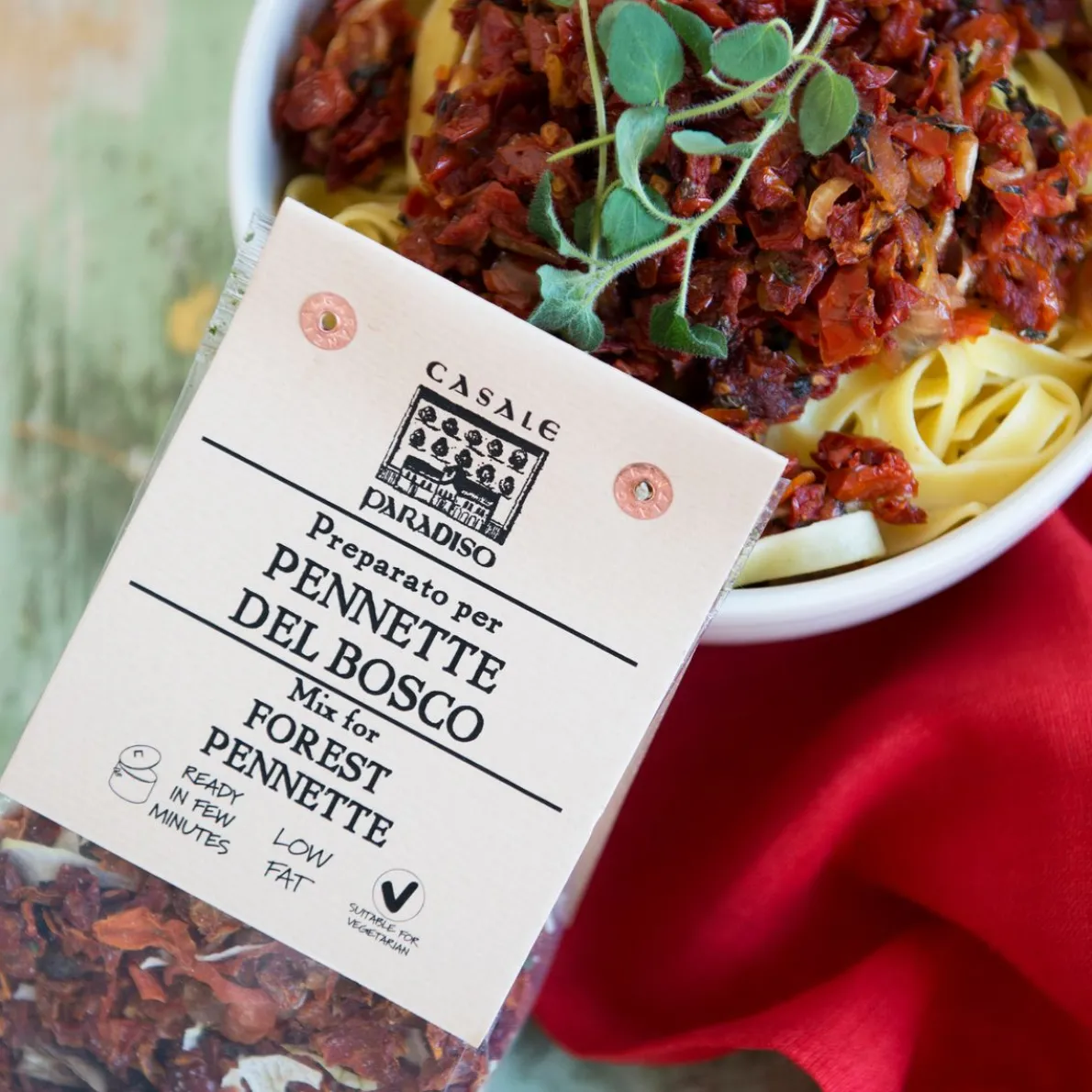 Mix voor pastasaus pennette del bosco, 100 g