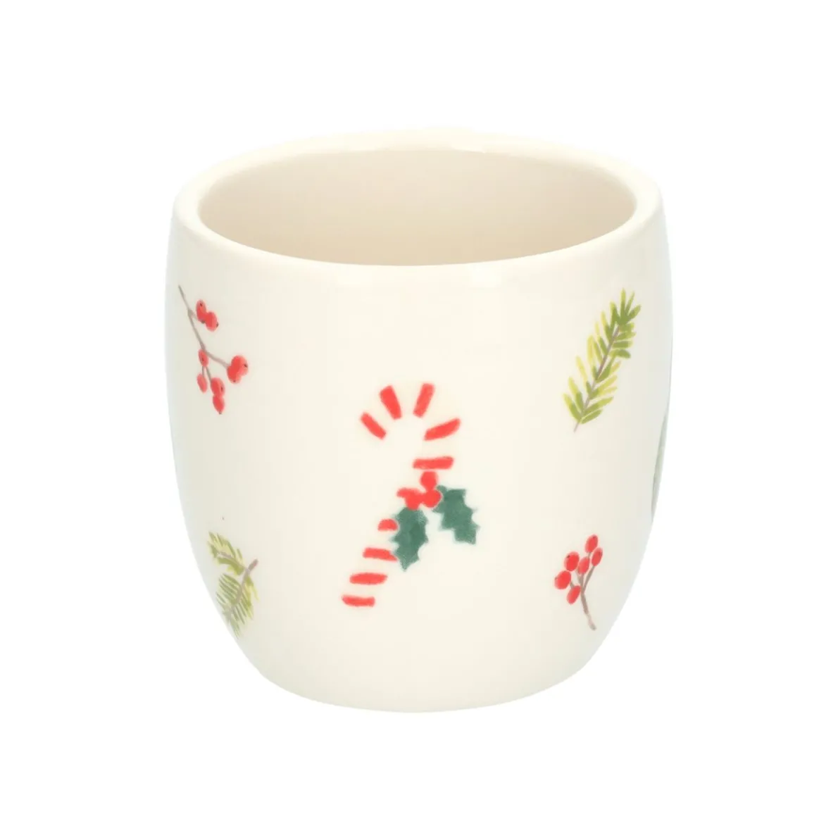 Mok, steengoed, dieren die knuffelen, Ø9 cm