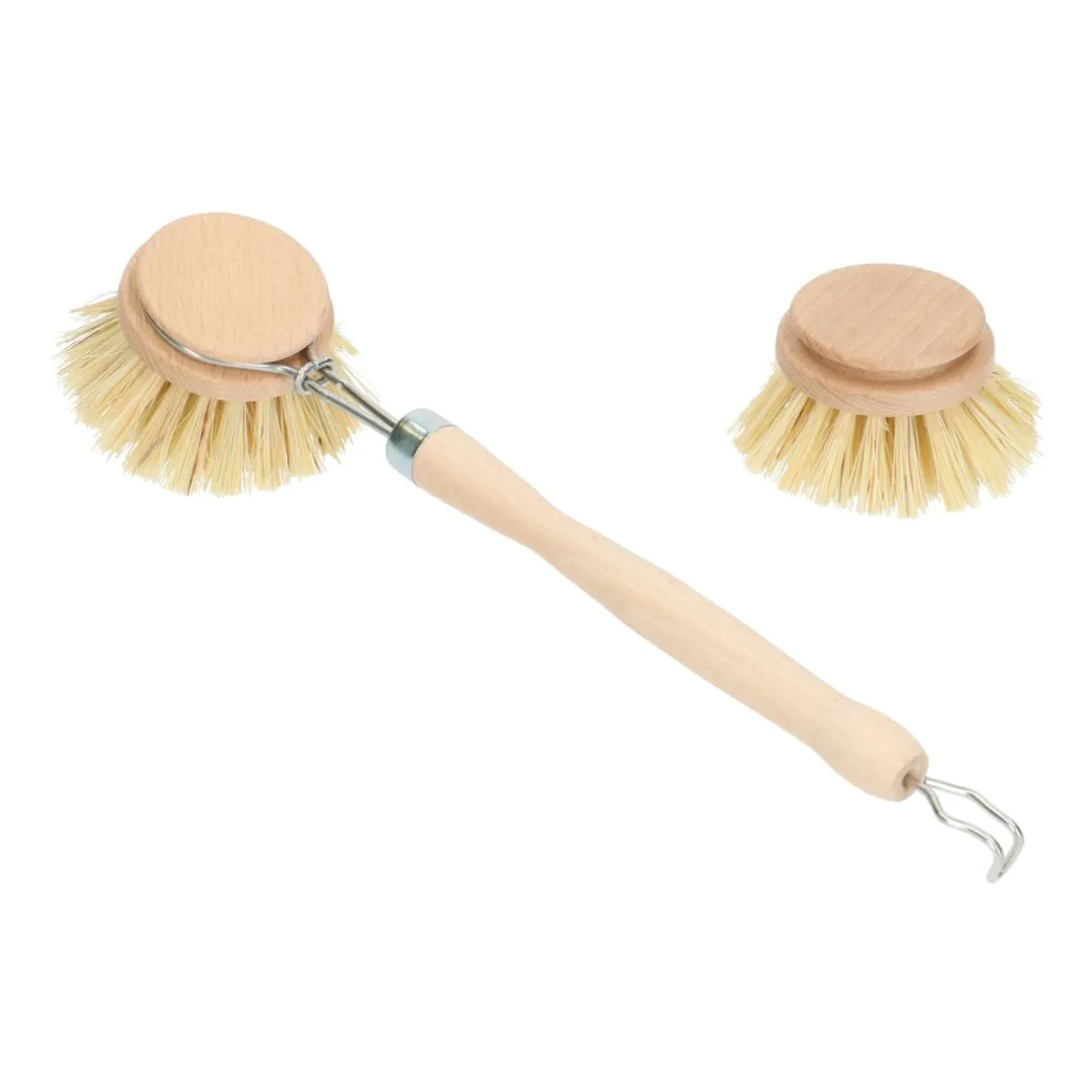 Navulling afwasborstel, beukenhout en tampico