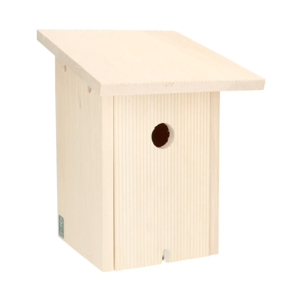 Nestkast pimpelmees, fsc elzenhout, 18,5 x 20 x 26 cm