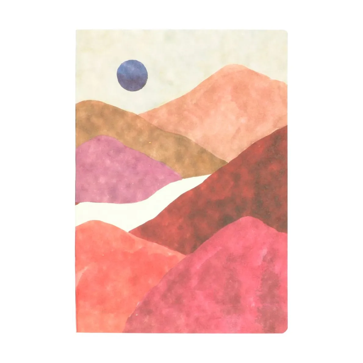 Notitieboek, woestijnlandschap, A4