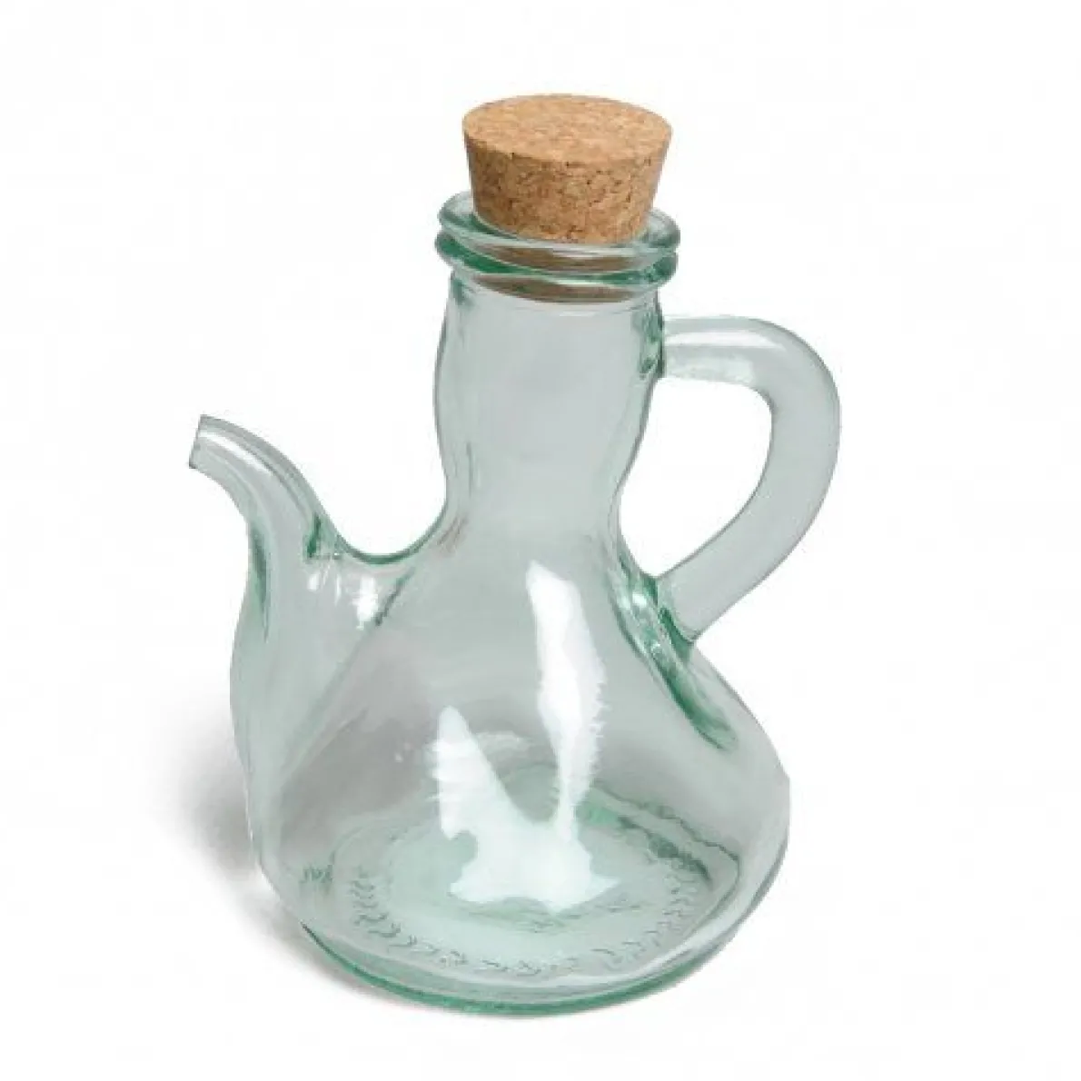 Olie- of azijnkannetje, groen gerecycled glas , 250 ml