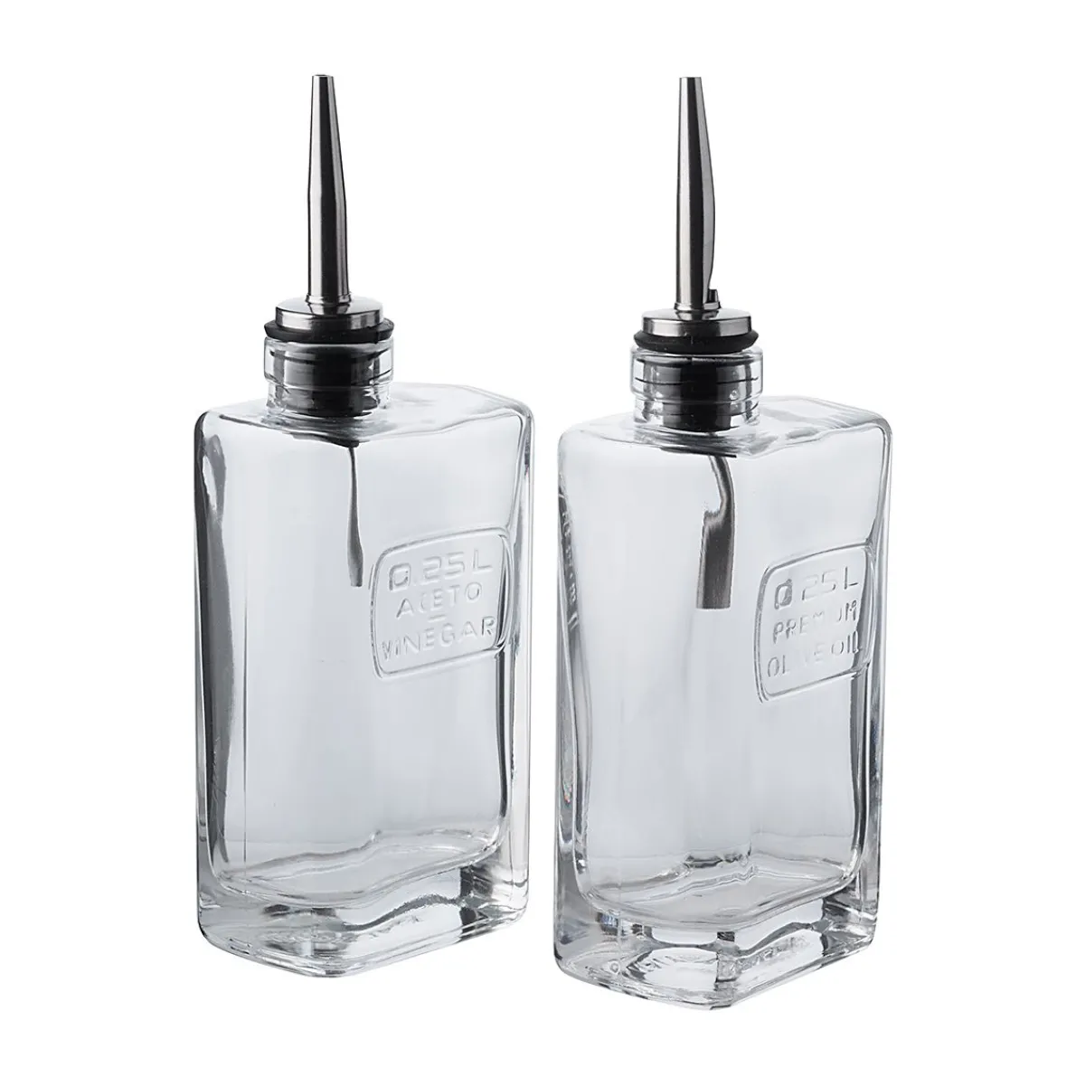 Olieflesje, rechthoekig, 0,25 l