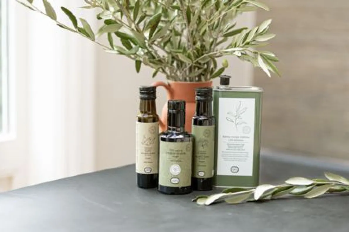 Olijfolie extra vierge, met knoflook, biologisch, 100 ml