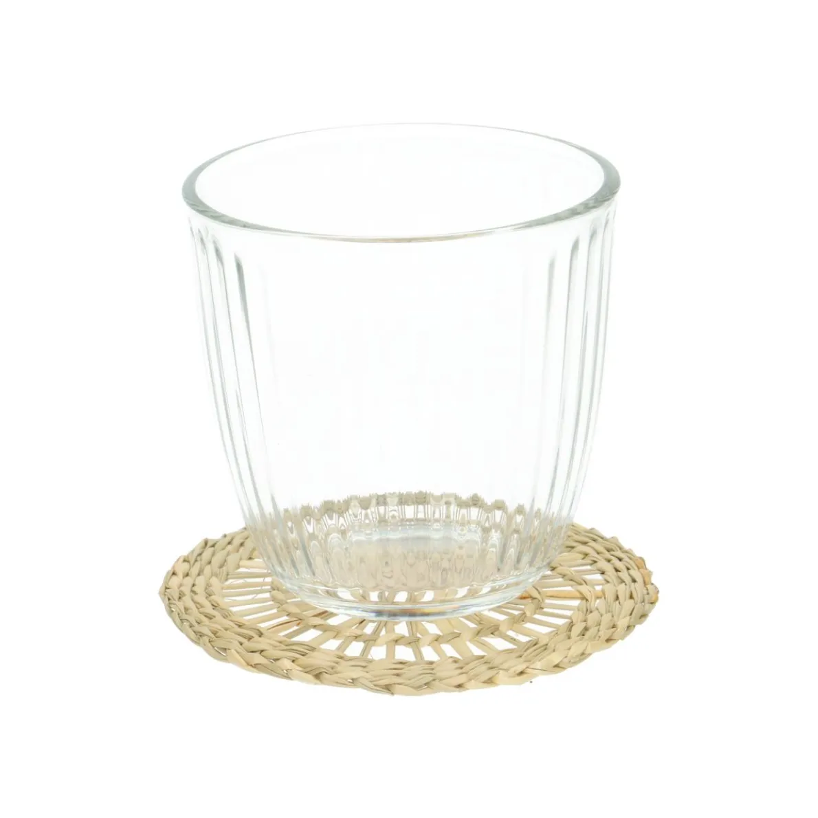 Onderzetter rond, zeegras, Ø 11 cm, 4 stuks