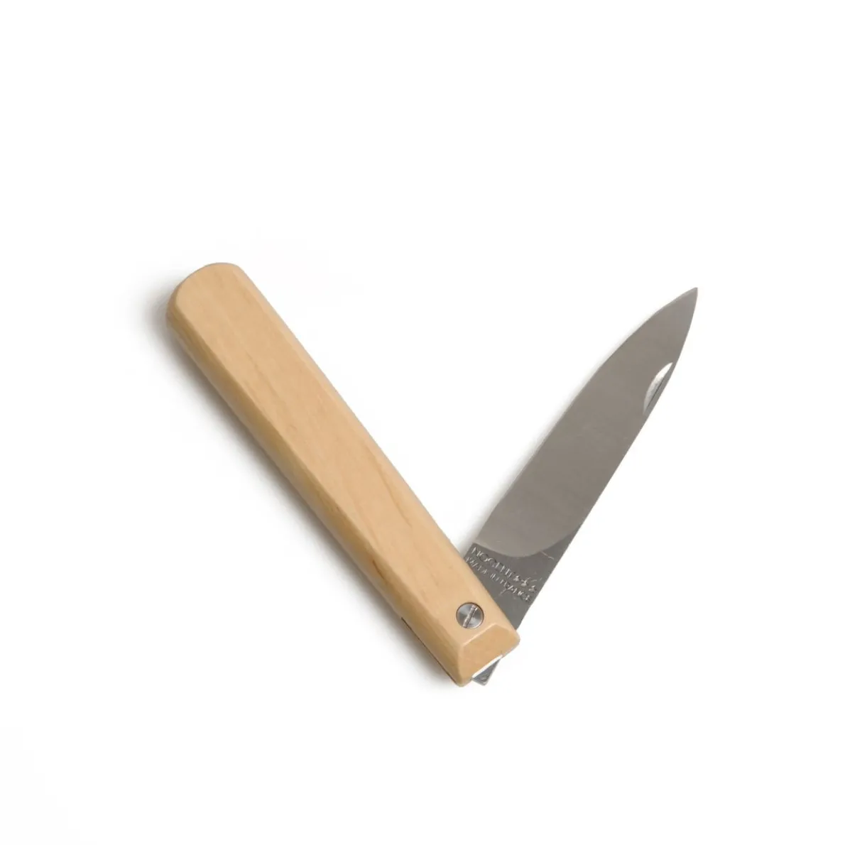 Opvouwbaar mesje, Nogent, beukenhouten handvat, 18 cm