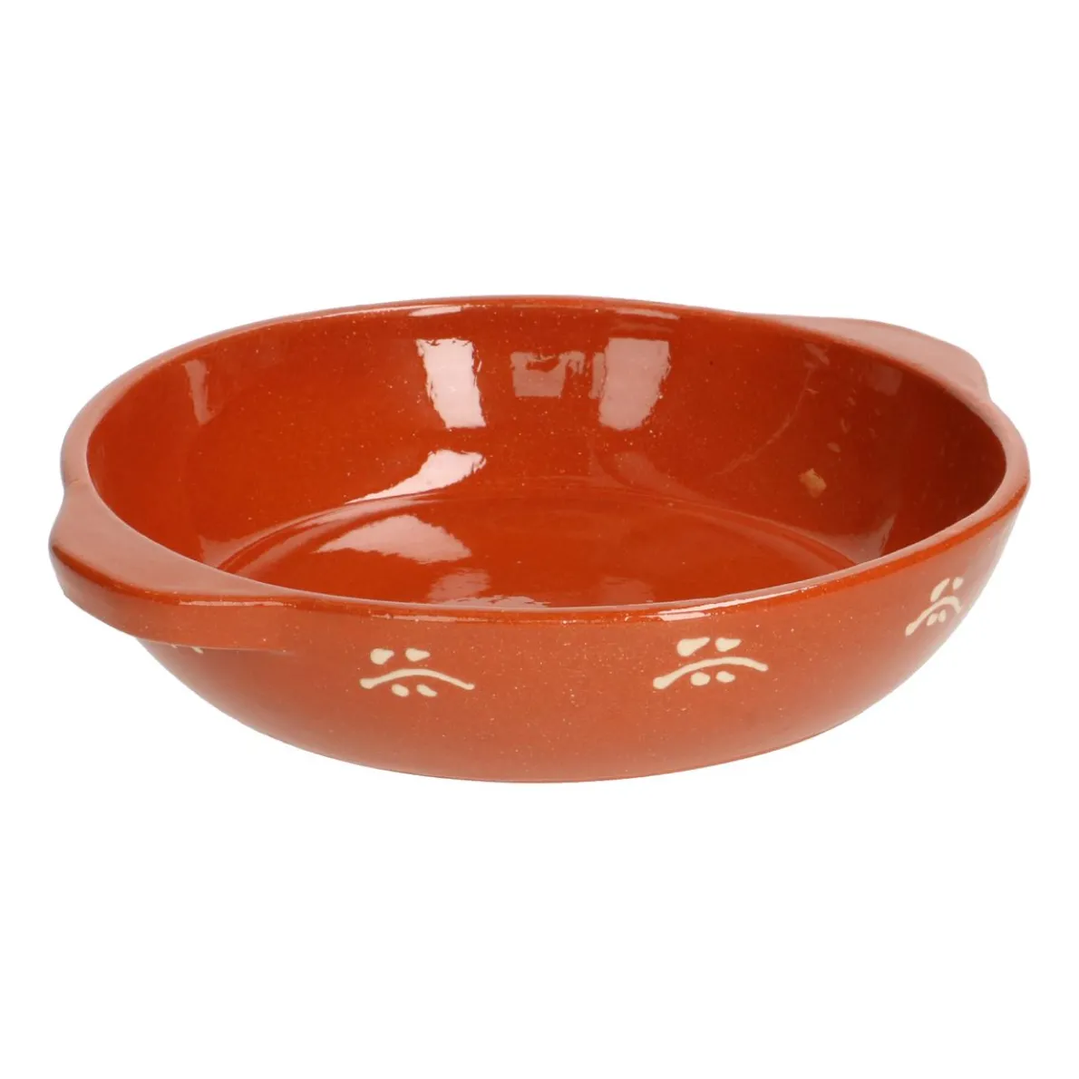 Ovenschaal met takjes, terracotta, Ø 18 cm