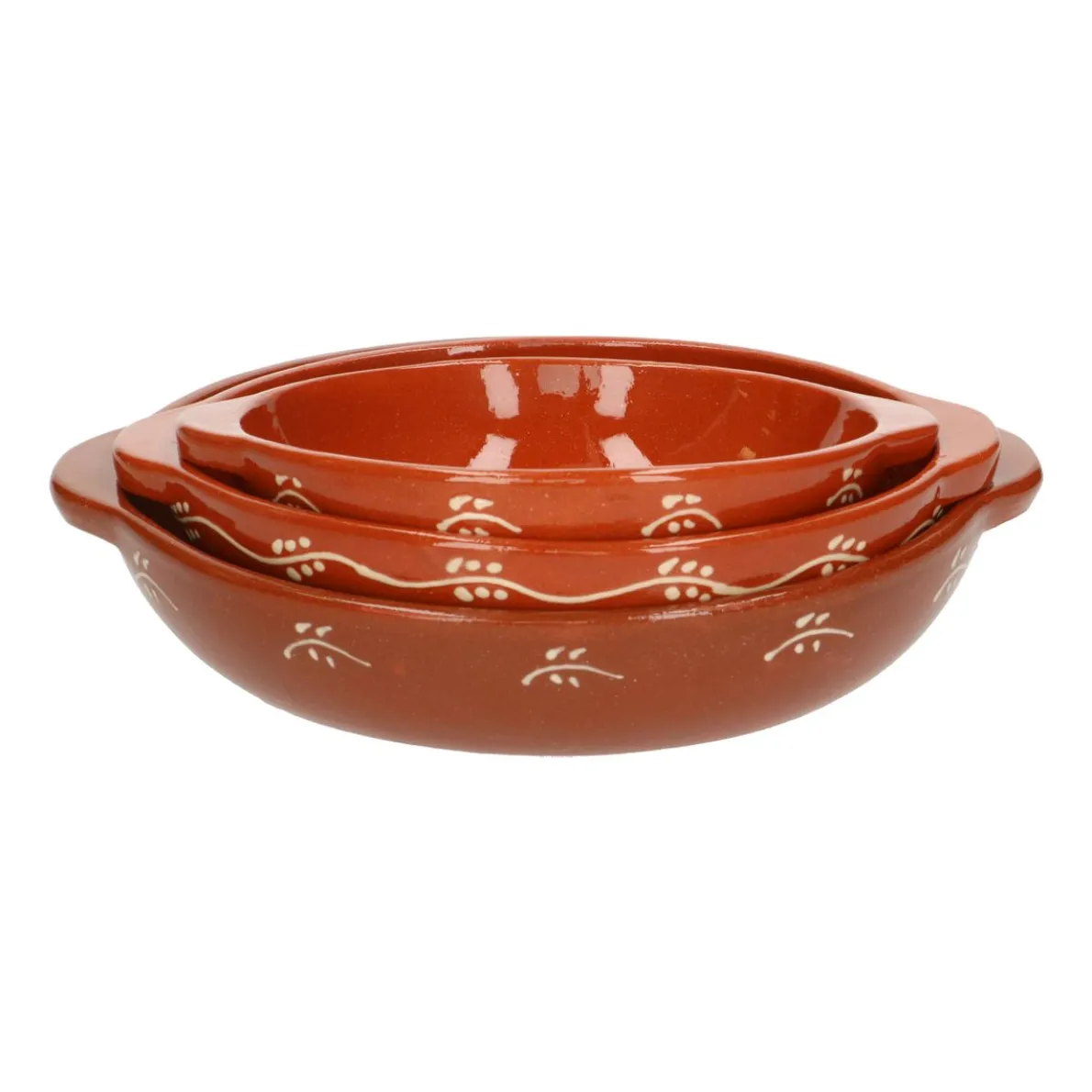 Ovenschaal met takjes, terracotta, Ø 18 cm