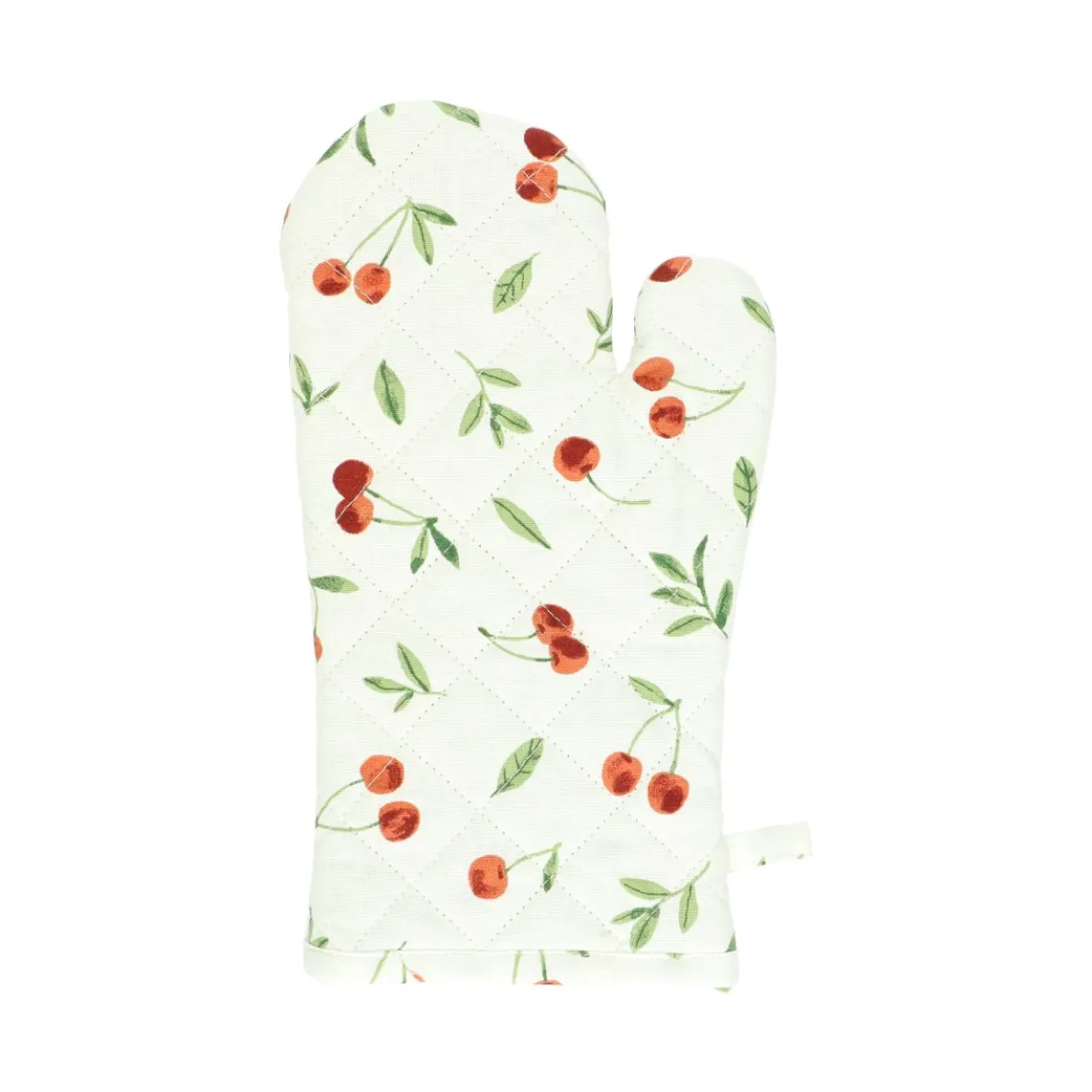 Ovenwant, bio-katoen, kers, 18 x 32 cm