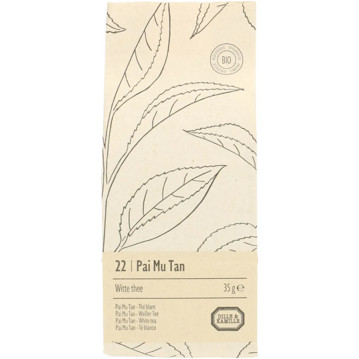 Pai Mu Tan, witte thee, biologisch, 35 g