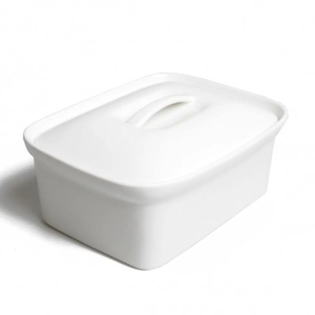 Paté-/ terrinevorm, wit porselein, 17 x 12 x 18 cm
