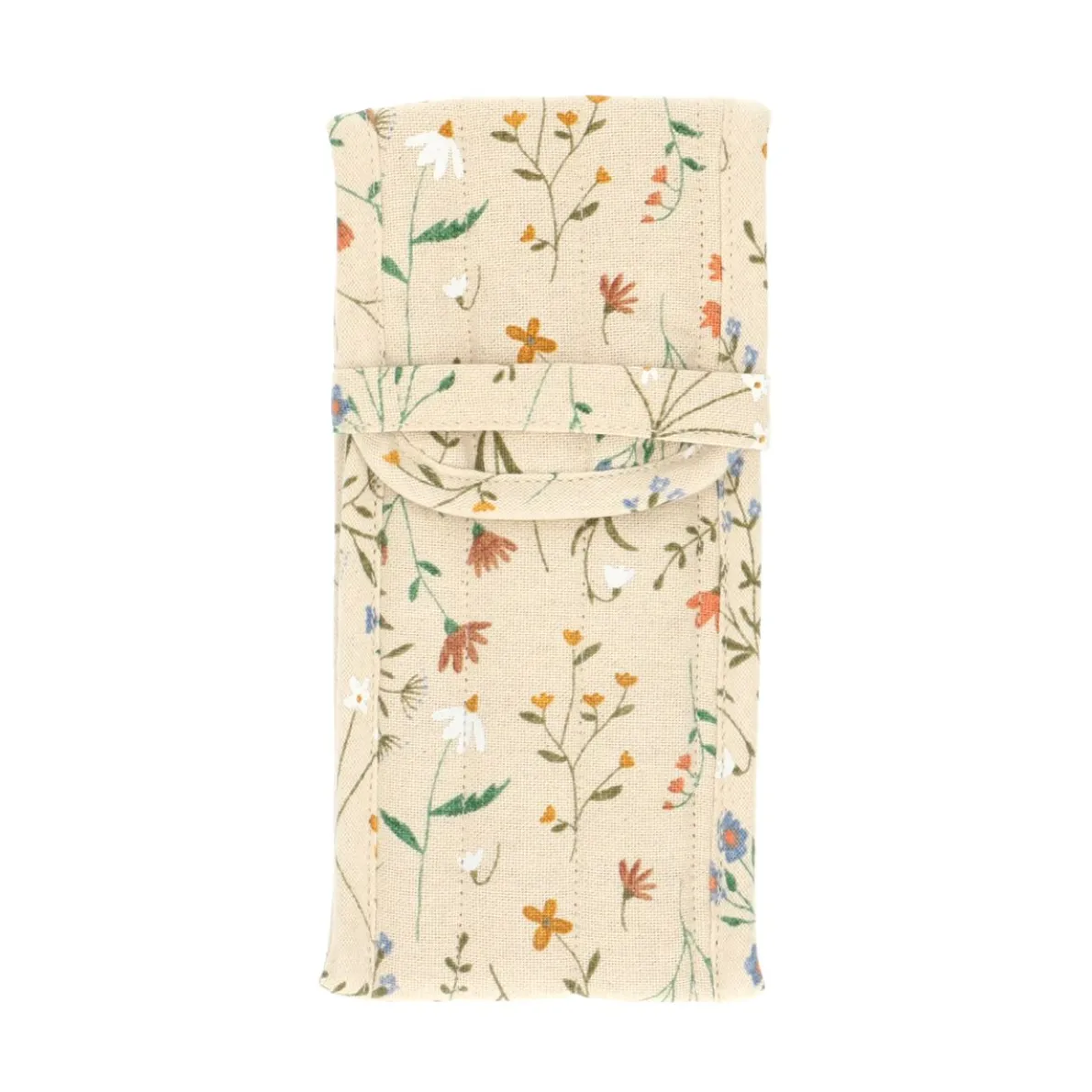 Pennenhouder, GOTS bio-katoen, veldbloemen