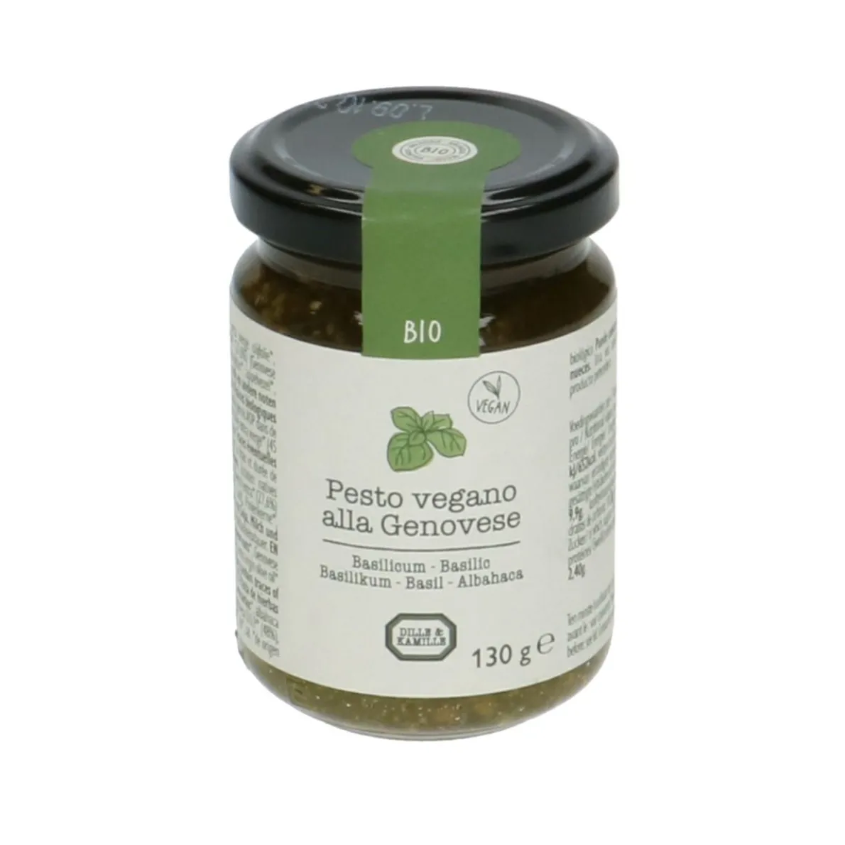 Pesto alla genovese, biologisch, vegan, 130 gram