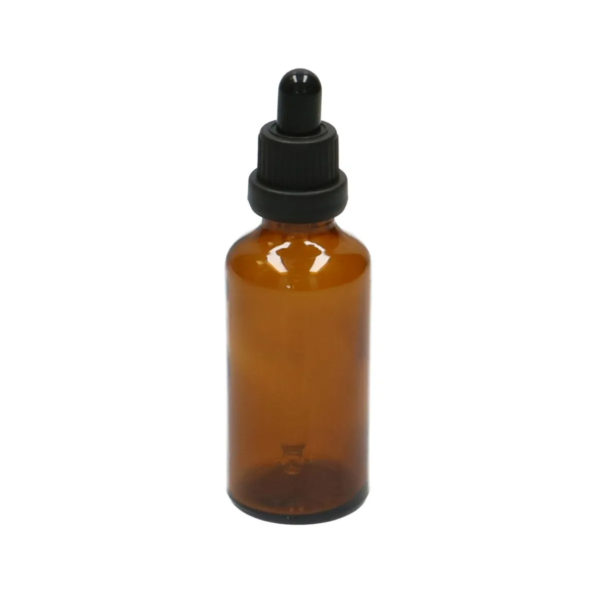 Pipetflesje, bruin glas, 50 ml