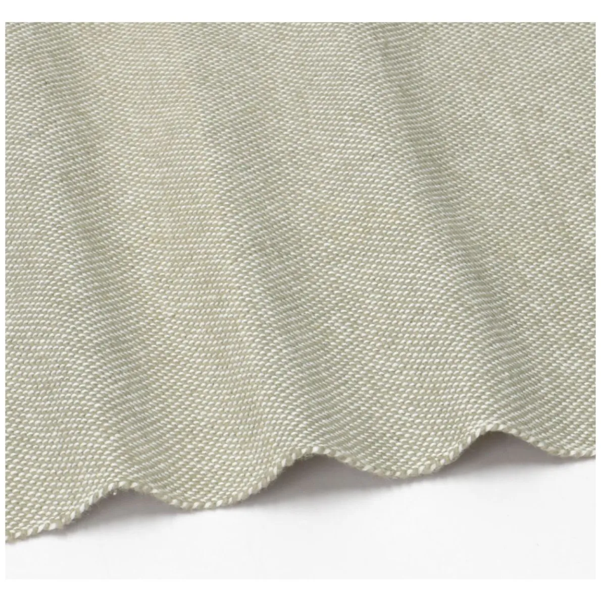 Placemat franjes, GOTS bio-katoen, olijfgroen, 35 x 50 cm