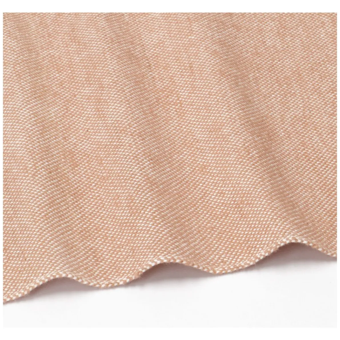 Placemat franjes, GOTS bio-katoen, sienna, 35 x 50 cm