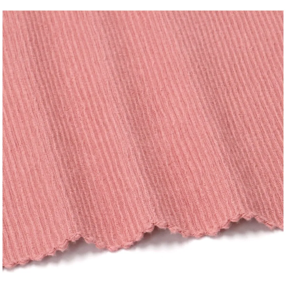 Placemat geribbeld, GOTS bio-katoen, donker roze, 35 x 50 cm