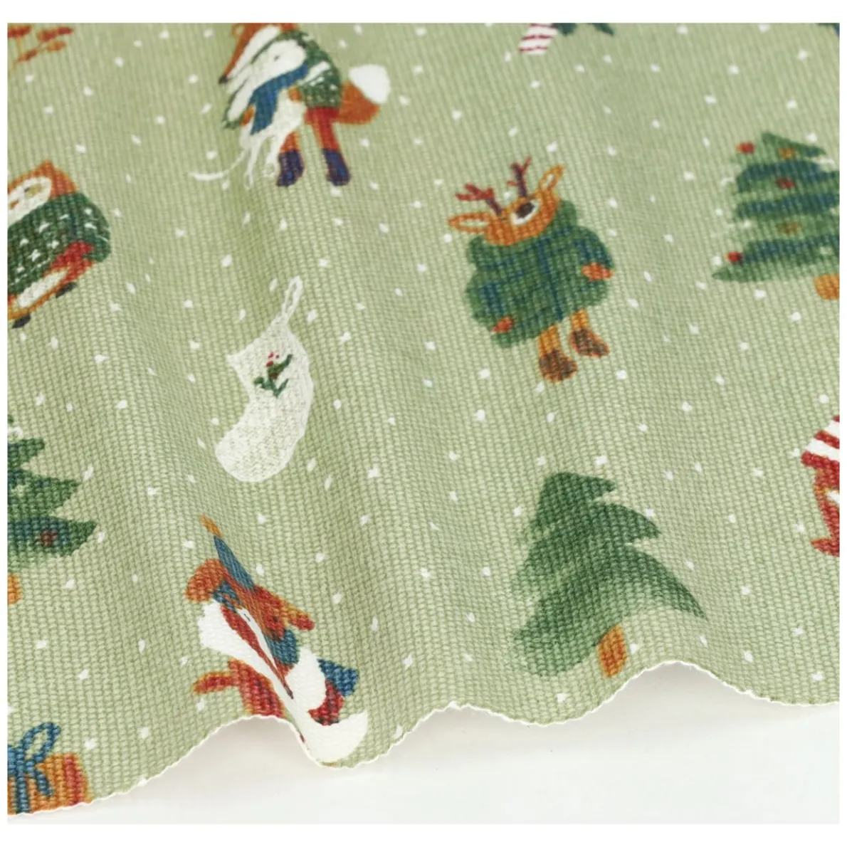 Placemat, GOTS bio-katoen, winterbos,  35 x 50 cm