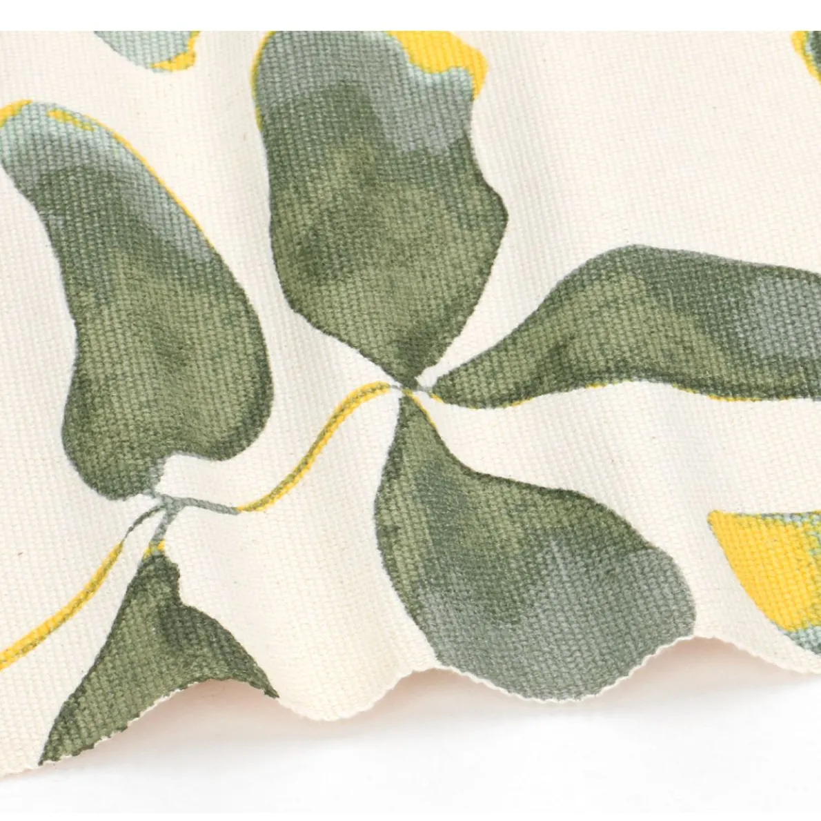 Placemat, GOTS bio-katoen, silhouet blad, 35 x 50 cm