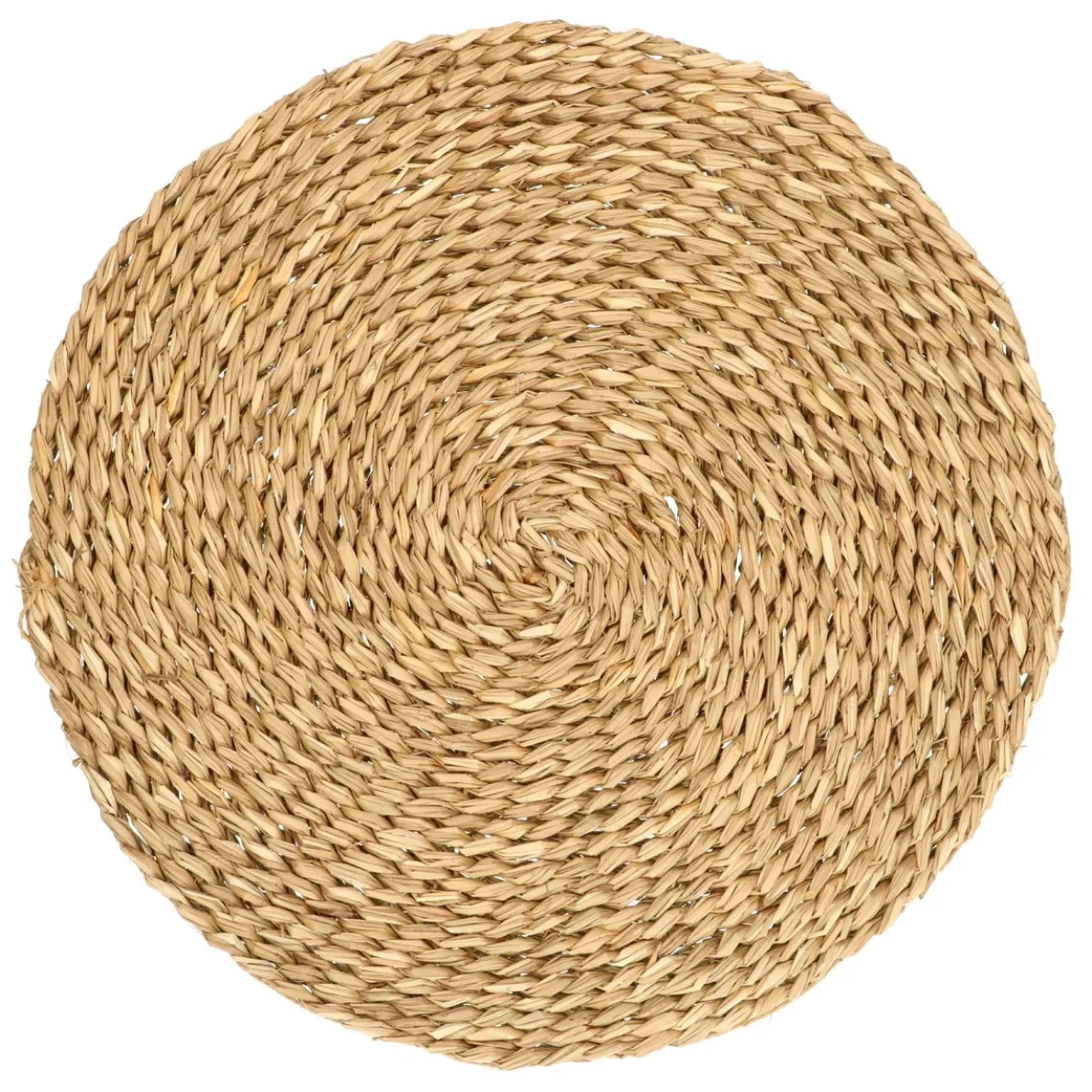 Placemat rond, zeegras, Ø 38 cm