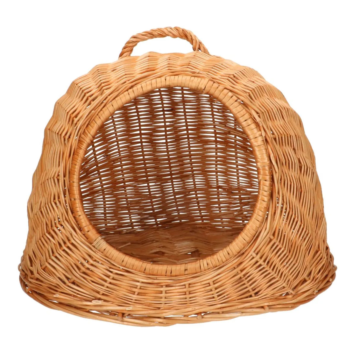 Poezen- of hondenmand, wilgenteen, 49 x 44 cm