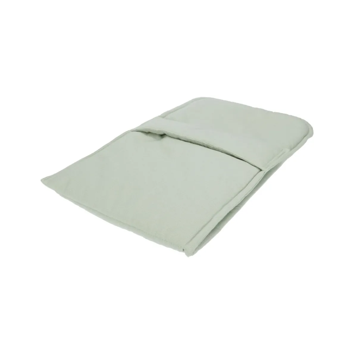 Poppendeken, bio-katoen, celadon