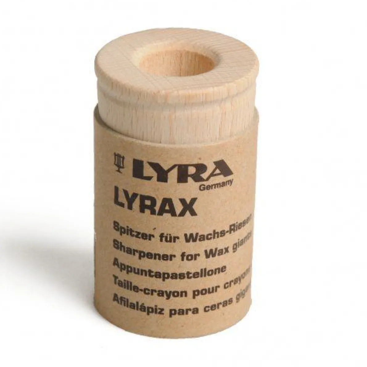 Potloodslijper dik, beukenhout