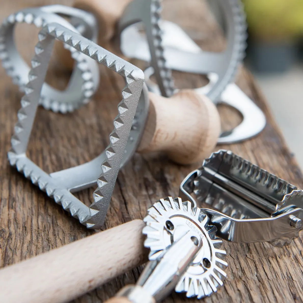 Raviolimaker, aluminium, 7 x 7 cm