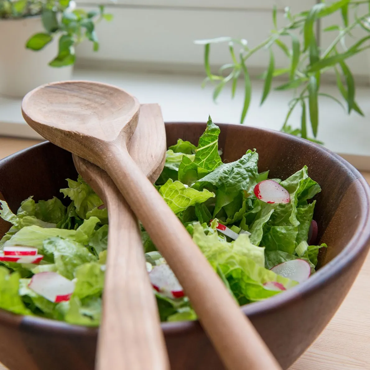 Schaal, acaciahout, Ø 25 cm