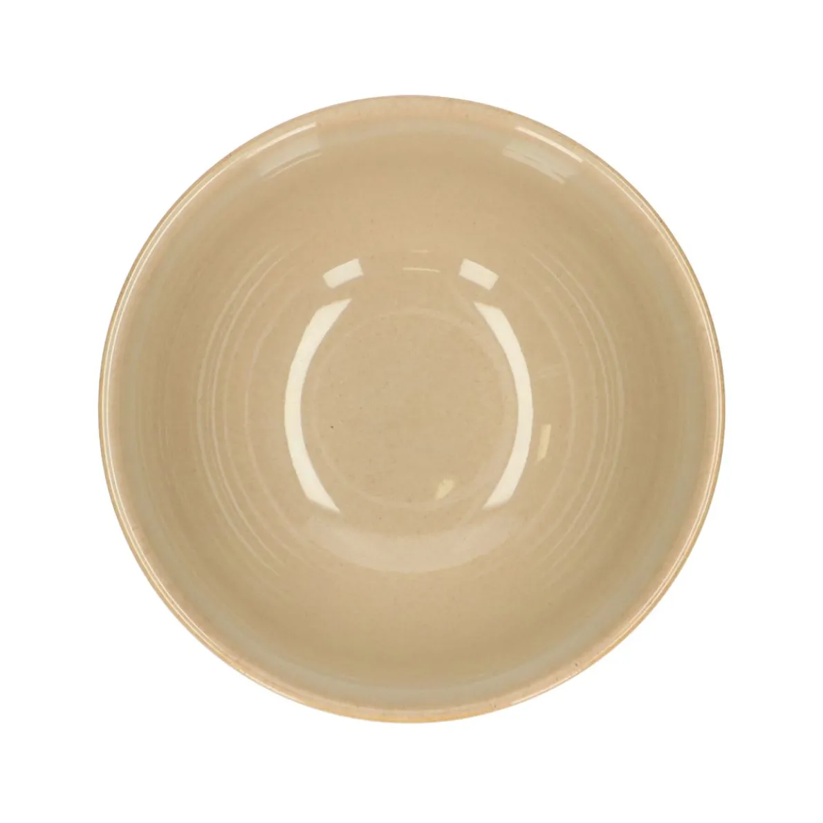 Schaal reactief glazuur, steengoed, zand, Ø 13.5 cm