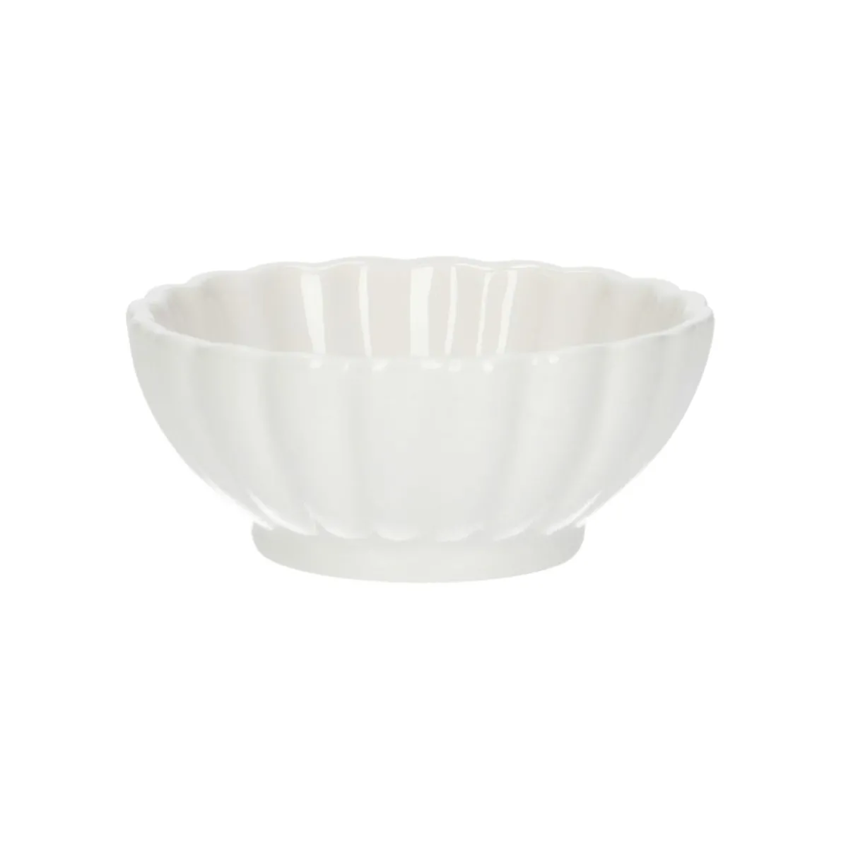 Schaaltje schulp, porselein, Ø8 cm