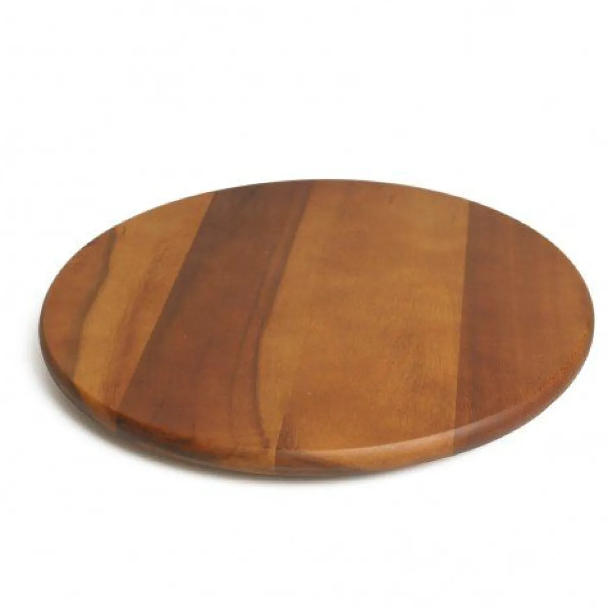 Serveerplateau, draaibaar, gelakt acaciahout