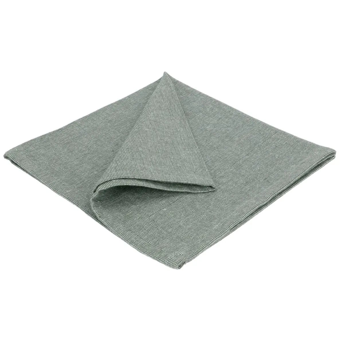 Servet, GOTS bio-katoen, groen, 40 x 40 cm