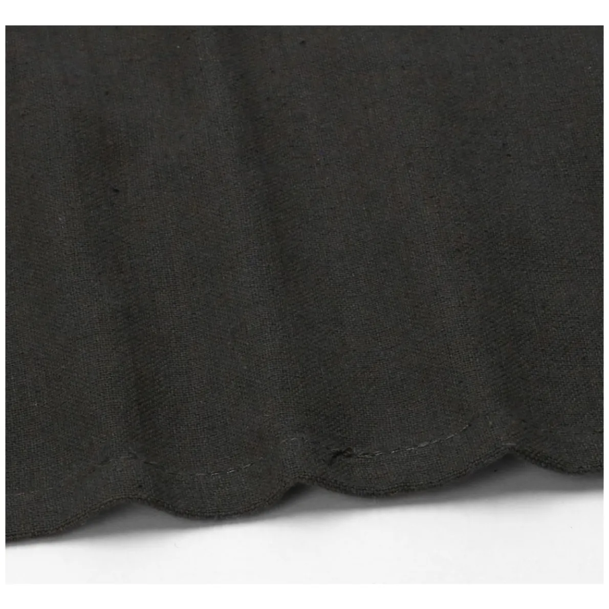 Servet, GOTS bio-katoen, donkergrijs, 40 x 40 cm