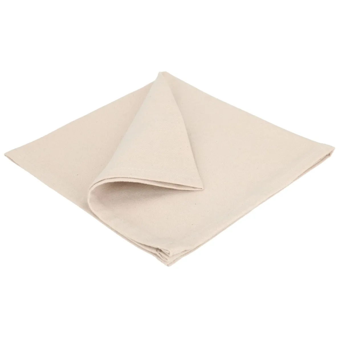 Servet, GOTS bio-katoen, kiezel, 40 x 40 cm