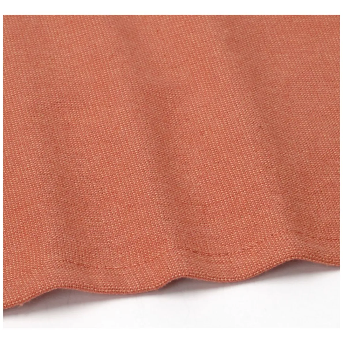 Servet, GOTS bio-katoen, roestbruin, 40 x 40 cm